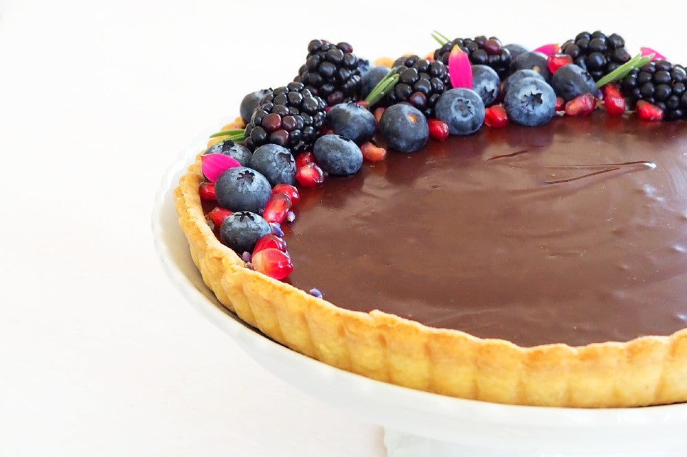 Chocolate Lavender Tart