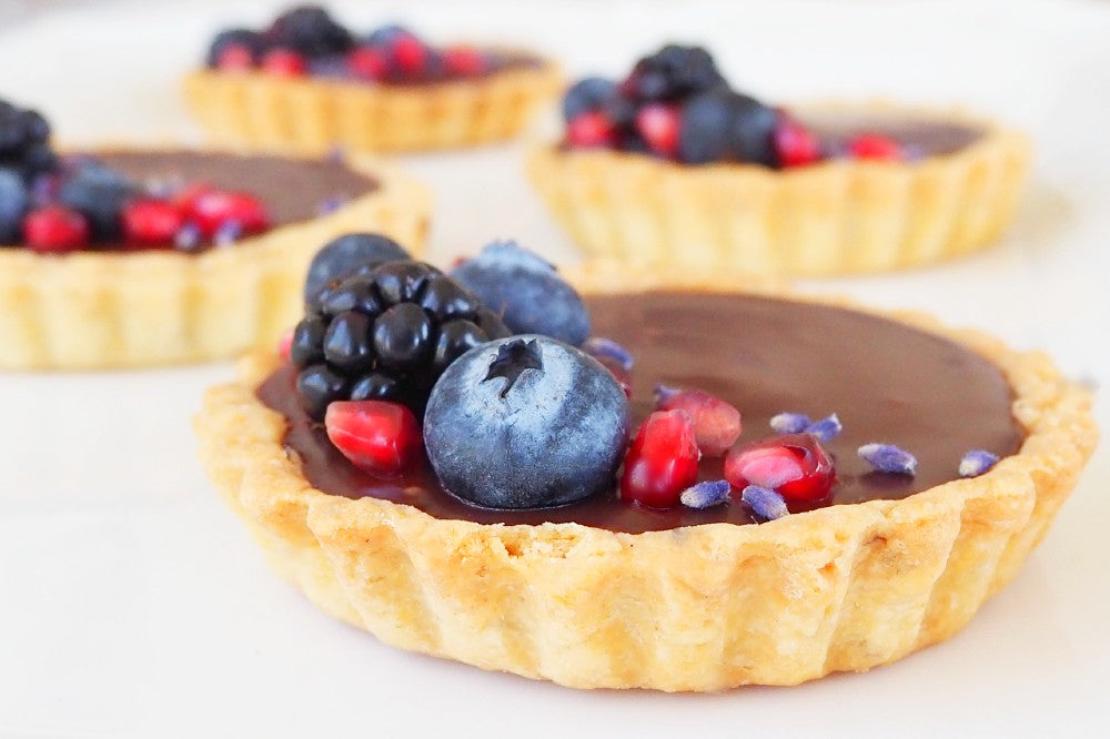 Chocolate Lavender Tart