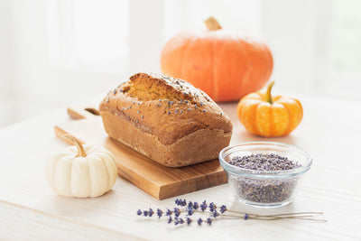 Lavender Pumpkin Loaf