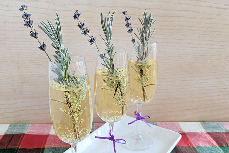 Lavender Champagne Cocktail