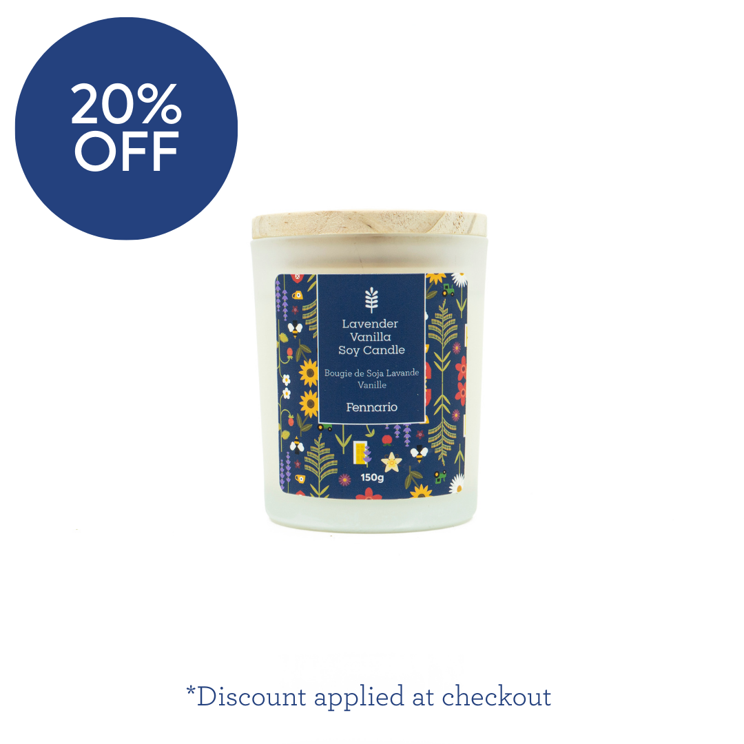 Lavender Vanilla Soy Candle