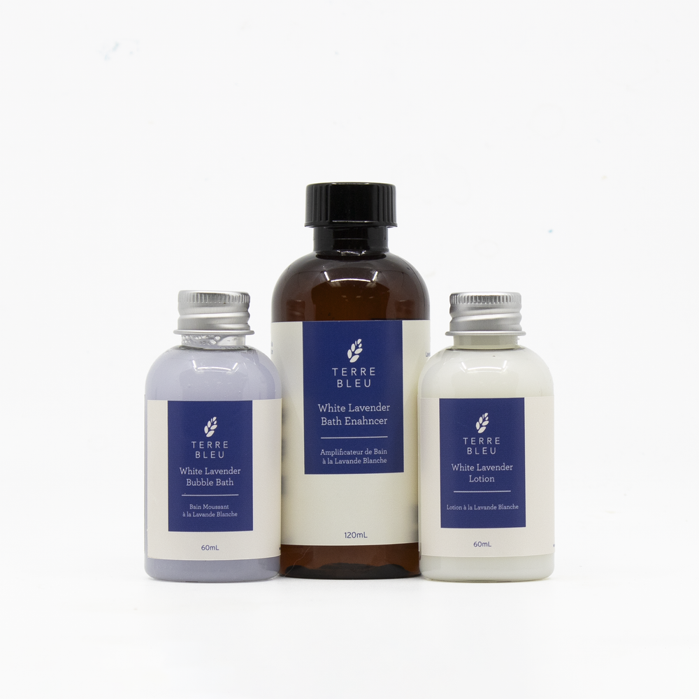 White Lavender Bath Gift Set