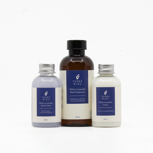 White Lavender Bath Gift Set